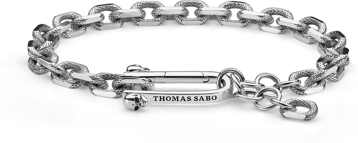 THOMAS SABO Unisex Armband aus 925 Sterlingsilber, Länge 20cm, A1789-637-21-L20v