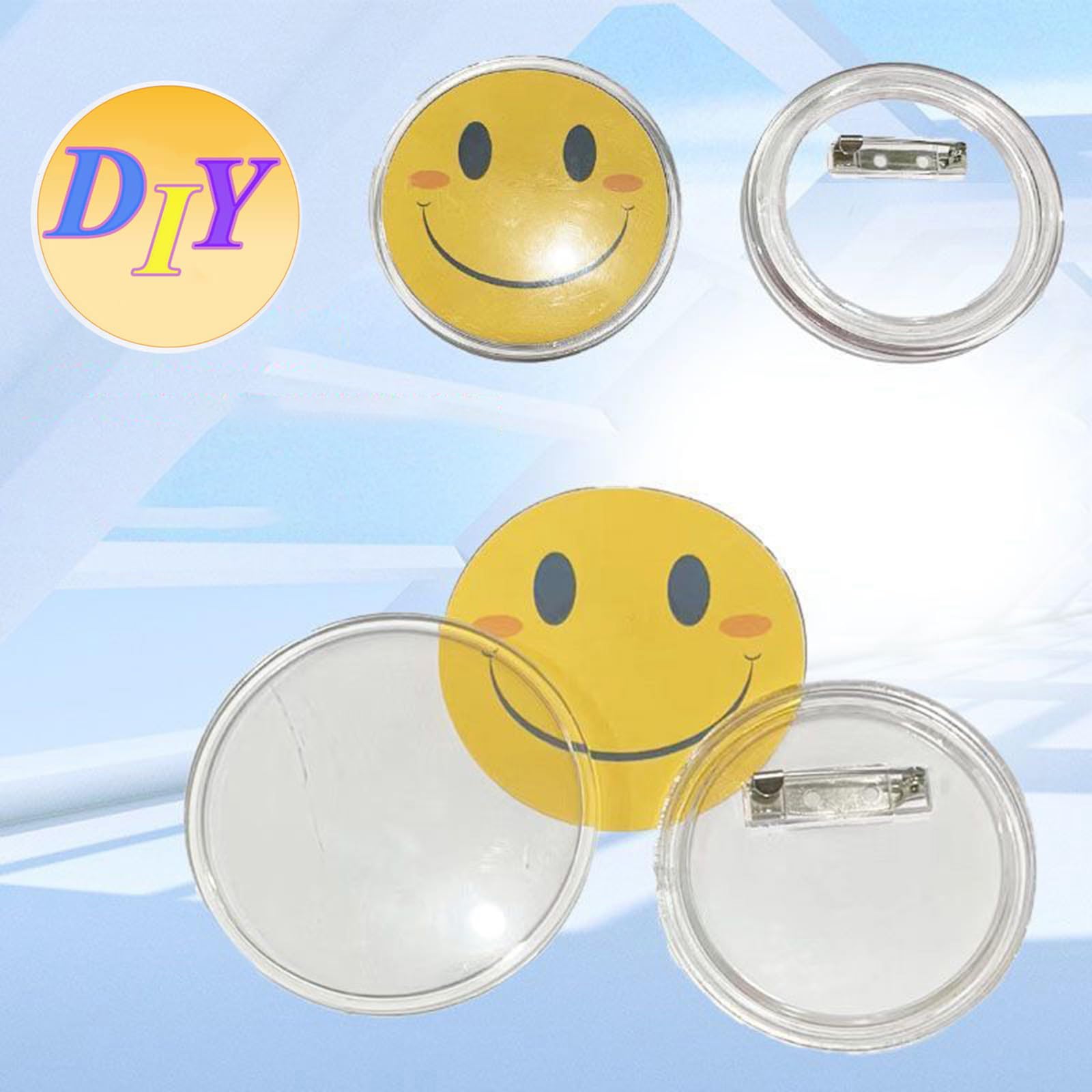 Confezione 10 uova trasparenti in acrilico apribili da decorare plexiglass 70 mm - Italveneta Didattica