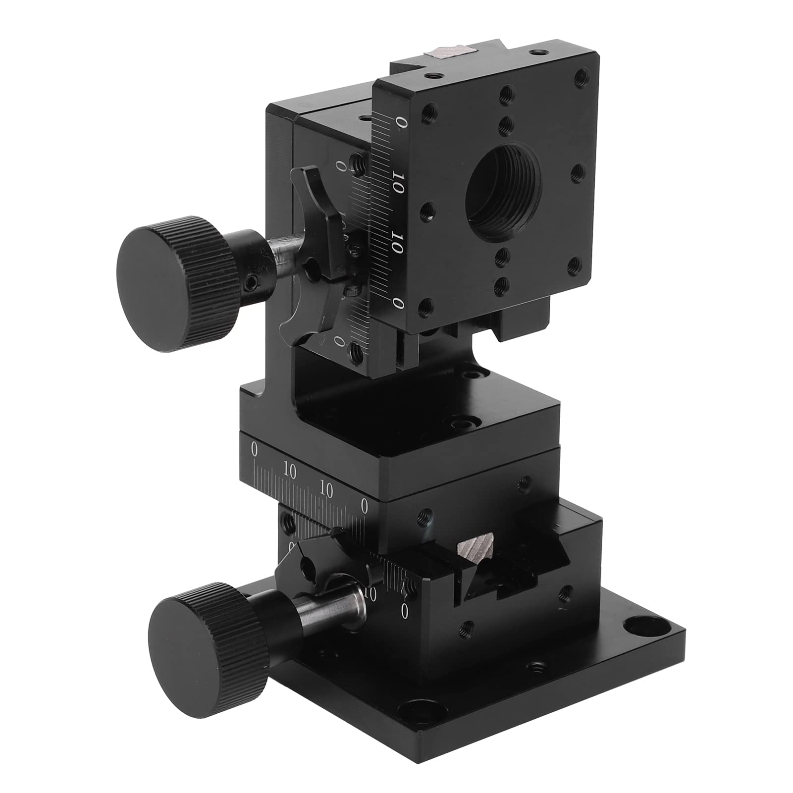 XZ Axis ręczna platforma przycinająca jaskółczy ogon, stopnia tłumaczenia liniowego, stopnia przesuwna przekładni, HFLX A40, 40 x 40 mm, stop aluminium, anodowana na czarno, wysoka, do sprzętu