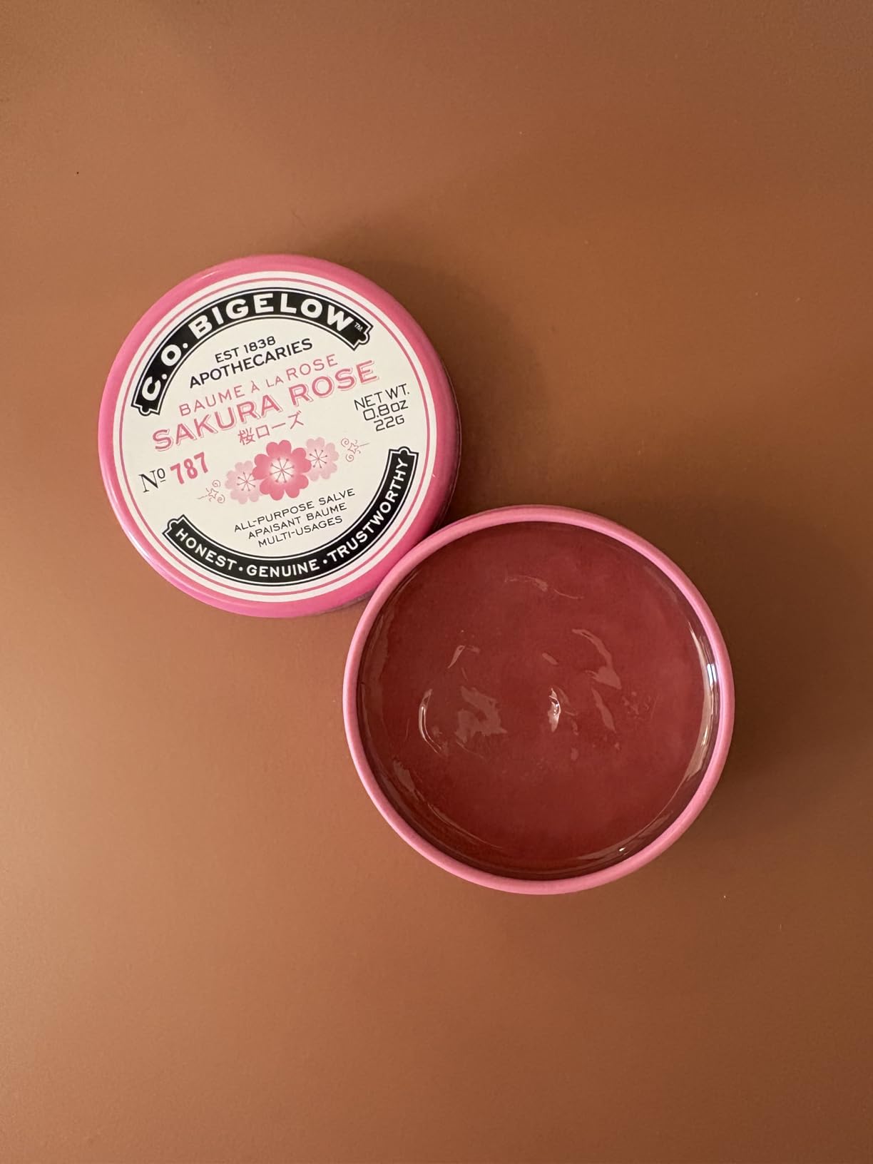 C. O. Bigelow C.O. Bigelow Assorted Salve Tins, Pack of 3 Lip Balm Tins, Rose, Lavender, and Sakura Rose All Purpose Salve for Lips, Cuticles, Hands & Dry Skin, Lip Balm Set, 0.8 oz