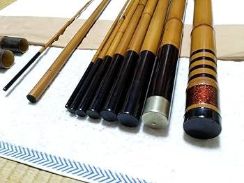 Amazon | 和竿 竹竿 竿よし 鮎竿 替え穂先付き 超 ですが | ノー