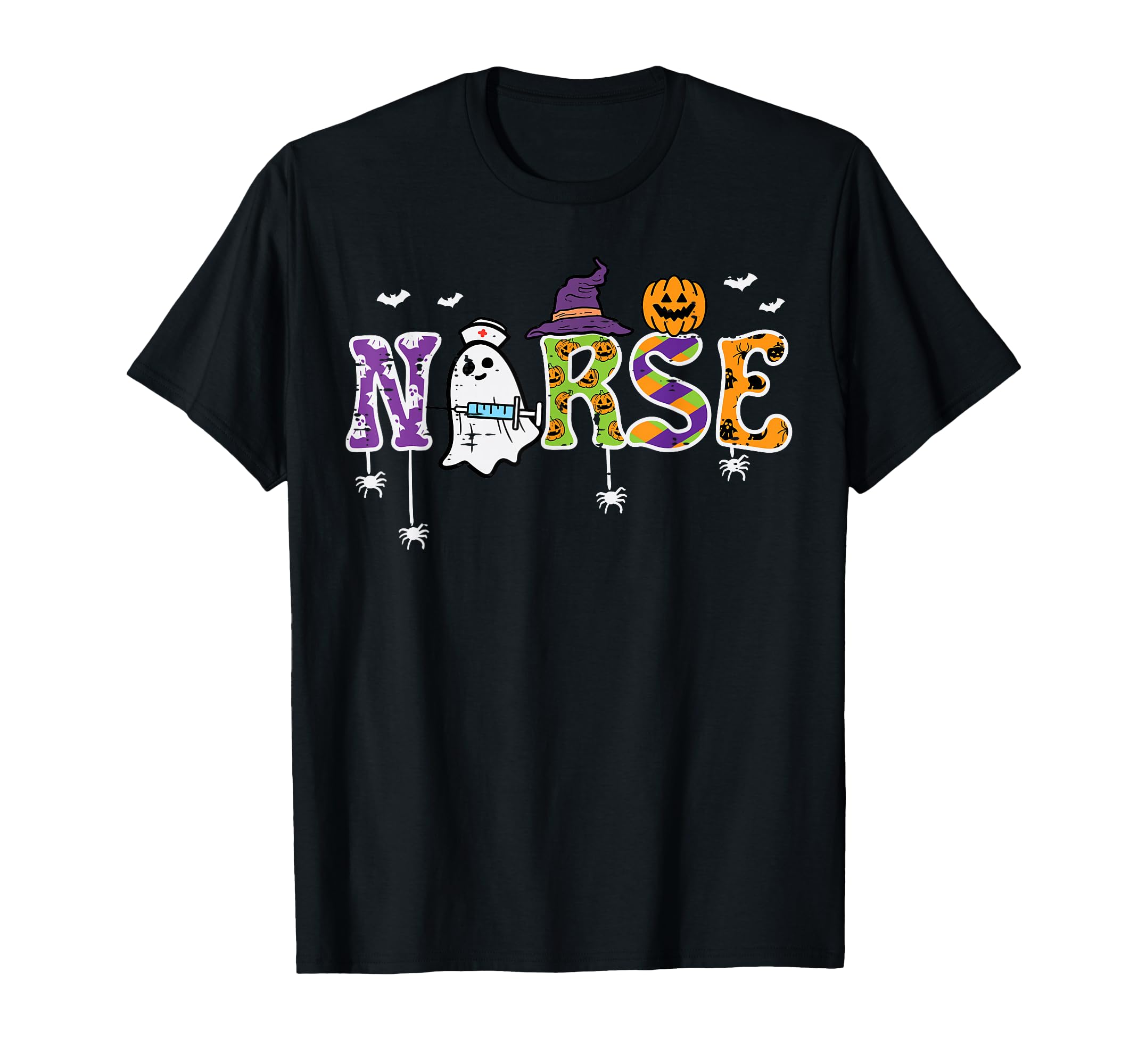 Nurse Halloween Costume Nursing Costume Scrub Top Women Men T-Shirt