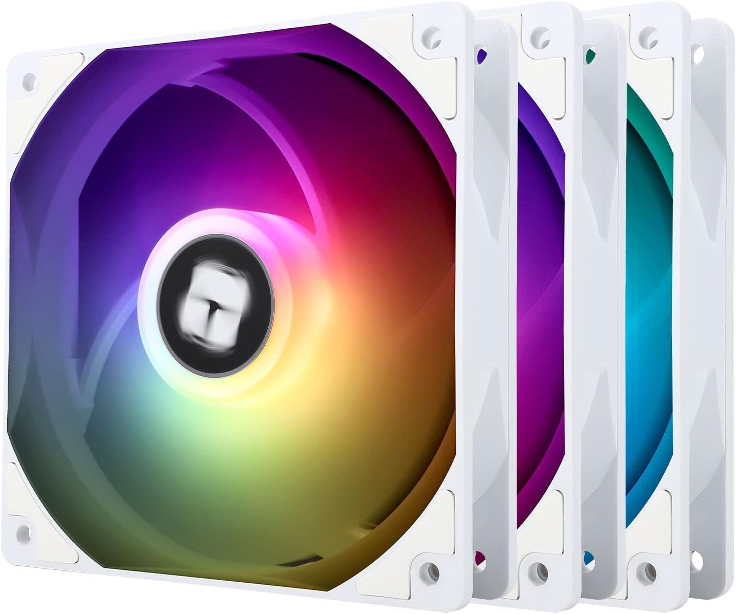 Thermalright TL-C12CW-S X3 CPU Fan 120mm White ARGB Case Cooler Fan, up to 1550RPM Cooling Fan