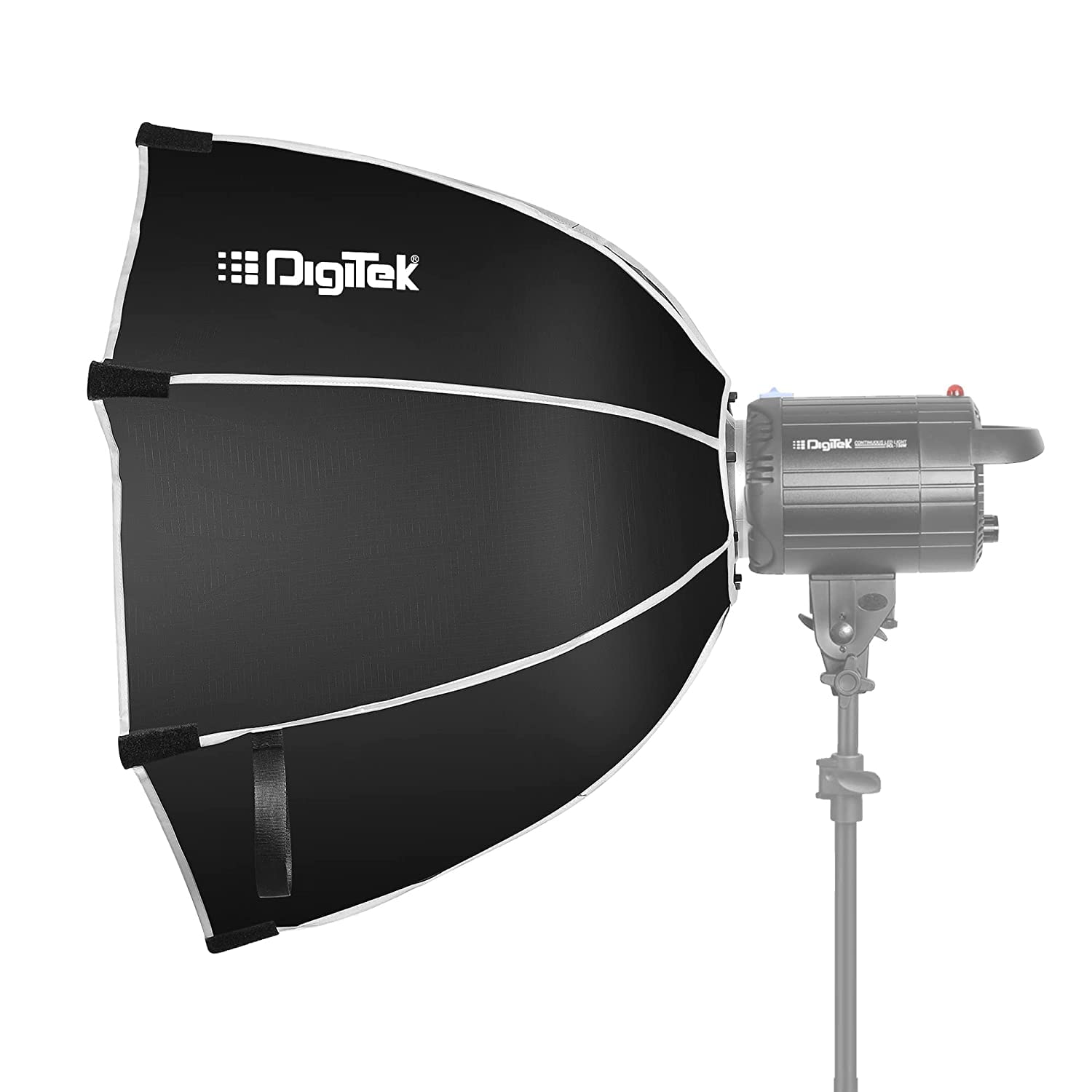Digitek DSB-120 Bowens 120CM Octagon Soft Box with Bowens Mount Lightweight & Portable, Comes with Diffuser Sheets & Carrying Case