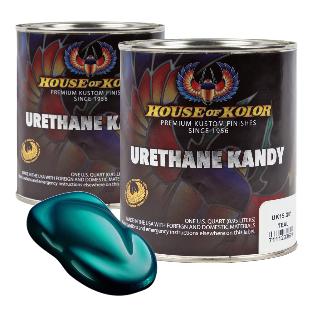 House of Kolor Urethane Kandy Kolor (2 Quarts) Teal 2-Pack