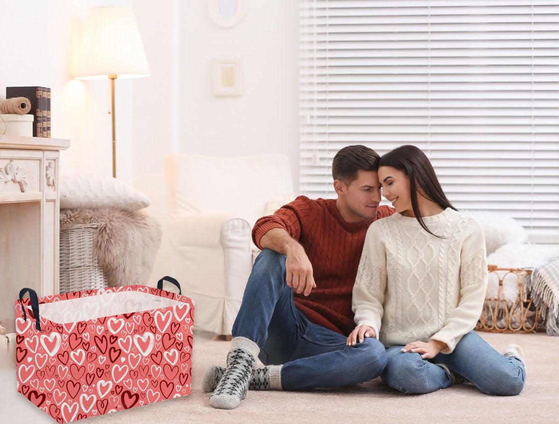 Cesta retangular de dia dos namorados, cesta de coração. Cestas fofas para decoração de quarto, cestas infantis com alças. Caixas de livros, caixa de presente. (Cesto de… em promoção! Veja a oferta e mais achadinhos de Linhas, Kits & Presentes 4 Hoje é o melhor dia para comprar Cesta retangular de dia dos namorados, cesta de coração. Cestas fofas para decoração de quarto, cestas infantis com alças. Caixas de livros, caixa de presente. (Cesto de… com aquele preço maroto! Promoção! Aproveite a oferta! 4