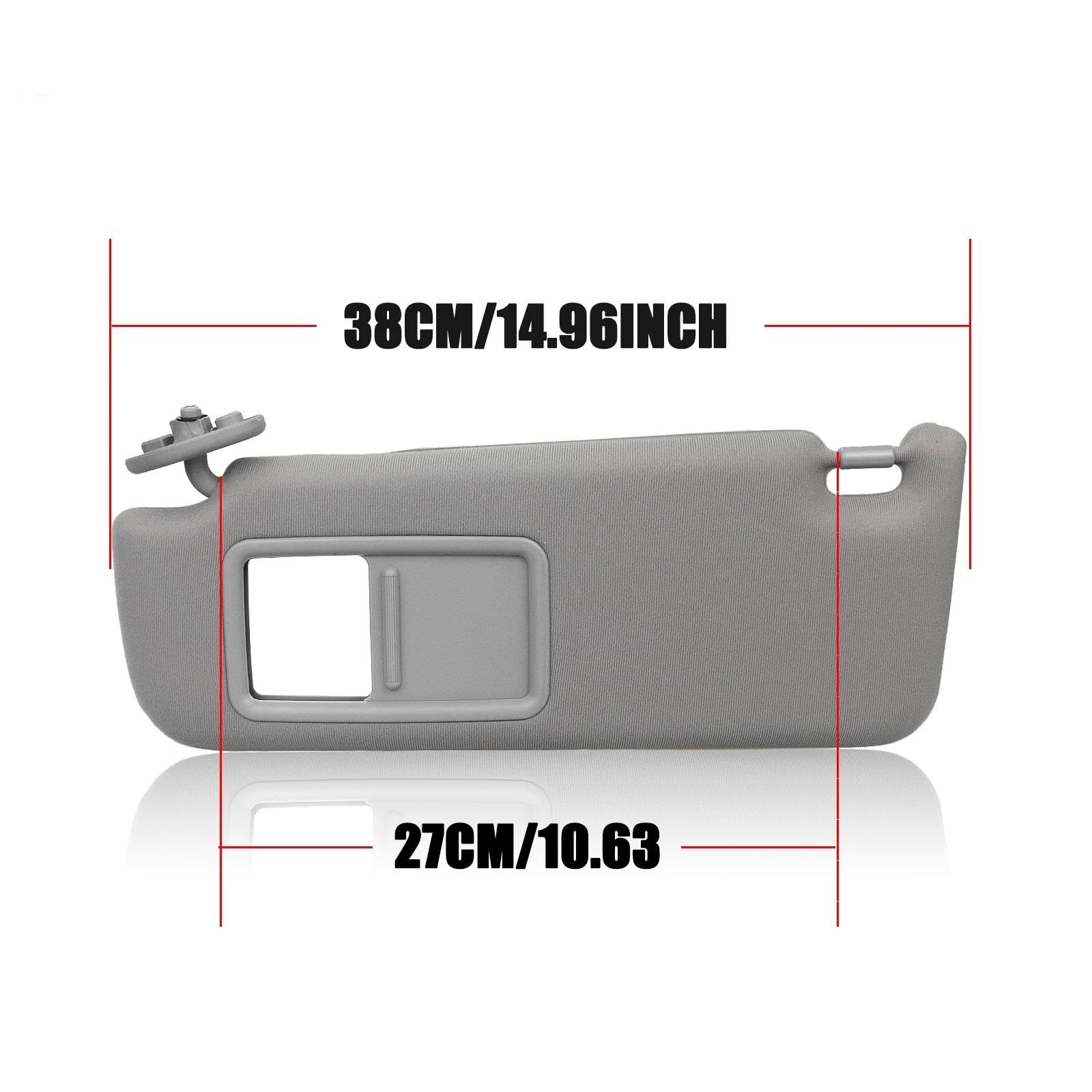 ESPYN Parasoles Coche Parasol Gris para Ventana Delantera Coche Parasol Sin Luz para Toyota para Camry 2012-2017 74320-06611-B2 Sombrilla De Coche