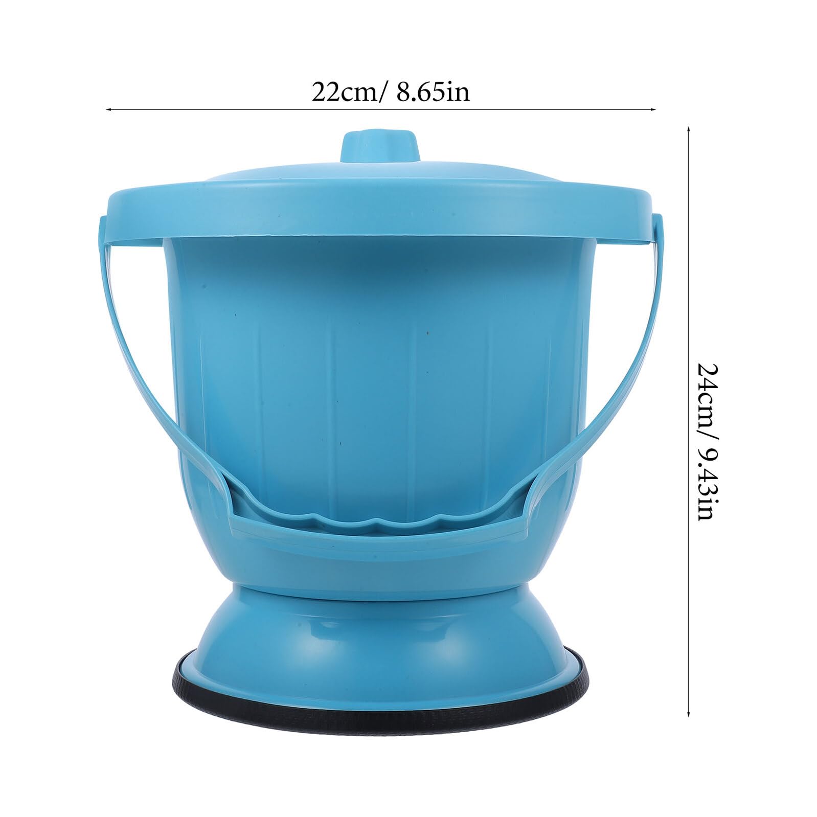 Vasino Portatile in Plastica Resistente con Manico per Anziani Donne Incinte Orinatoio Casa e Camera da Letto Facile da Pulire Macchie