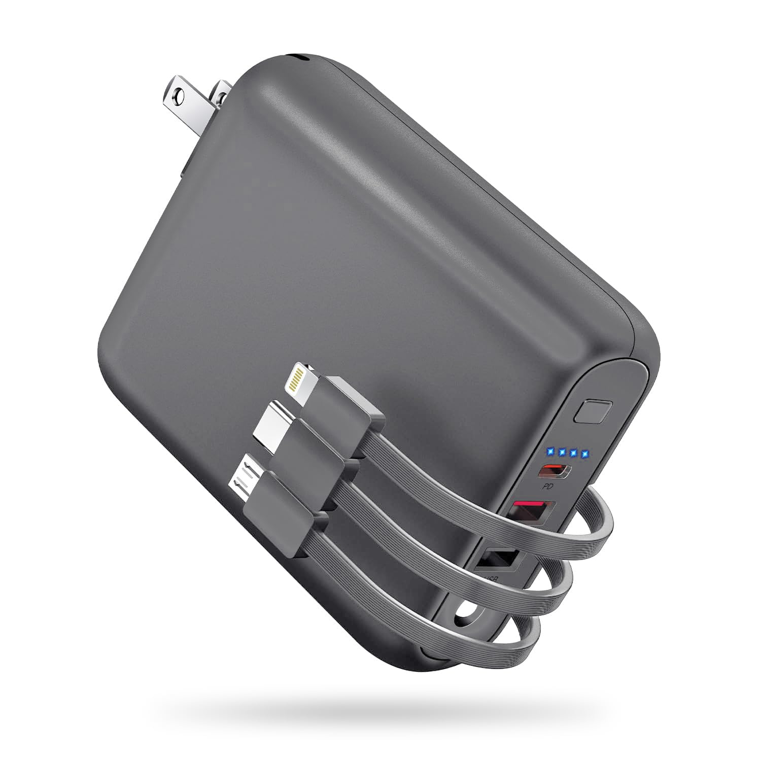 Amazon | モバイルバッテリー 大容量 【15000mAh・コンセント一体型・3