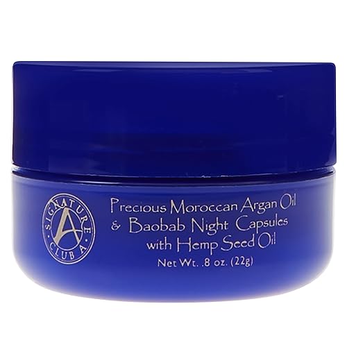 Miniatura 1 de Signature Club A Preciosas cápsulas nocturnas de aceite de argán marroquí y baobab con aceite de semilla de cáñamo