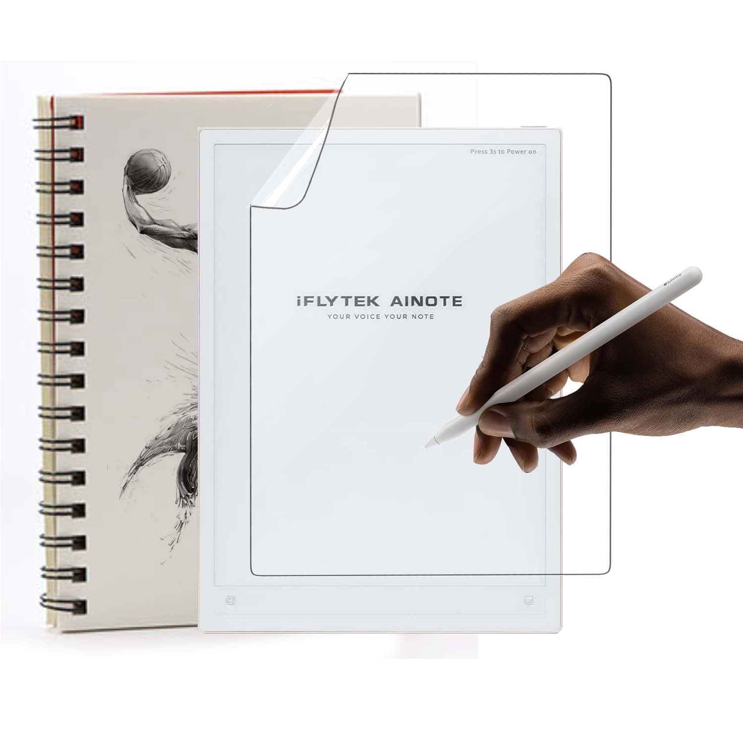 Amazon.co.jp: iFLYTEK AINOTE 2 用 保護フィルム 紙のような描き心地