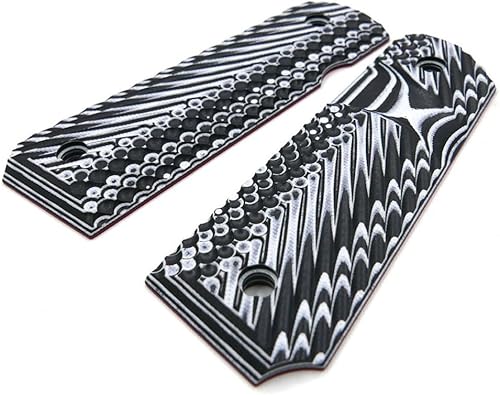 Miniatura 2 de Cool Hand 1911 G10 Grips de repuesto para Kimber Colt Rock Island Springfield Tauru tamaño completo gobiernocomandante tornillos de pistola