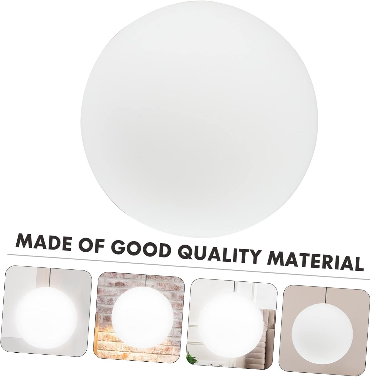 2pcs Frosted Glass Spherical Lamp Shade Decorative Light Cover for Pendant and Ceiling Fixtures for Home Store Hotel Decor