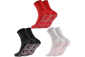 AFIZ Tourmaline Slimming Health Sock: Self-Heating Acupressure Socks for Enhanced Circulation and Foot Massage