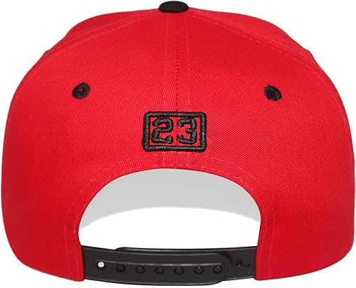 Miniatura 4 de 4350 DISTRICT Gorra ajustable de algodón Snapback para hombre (N21BUL17 REDBLK), Bull Legend_red Negro