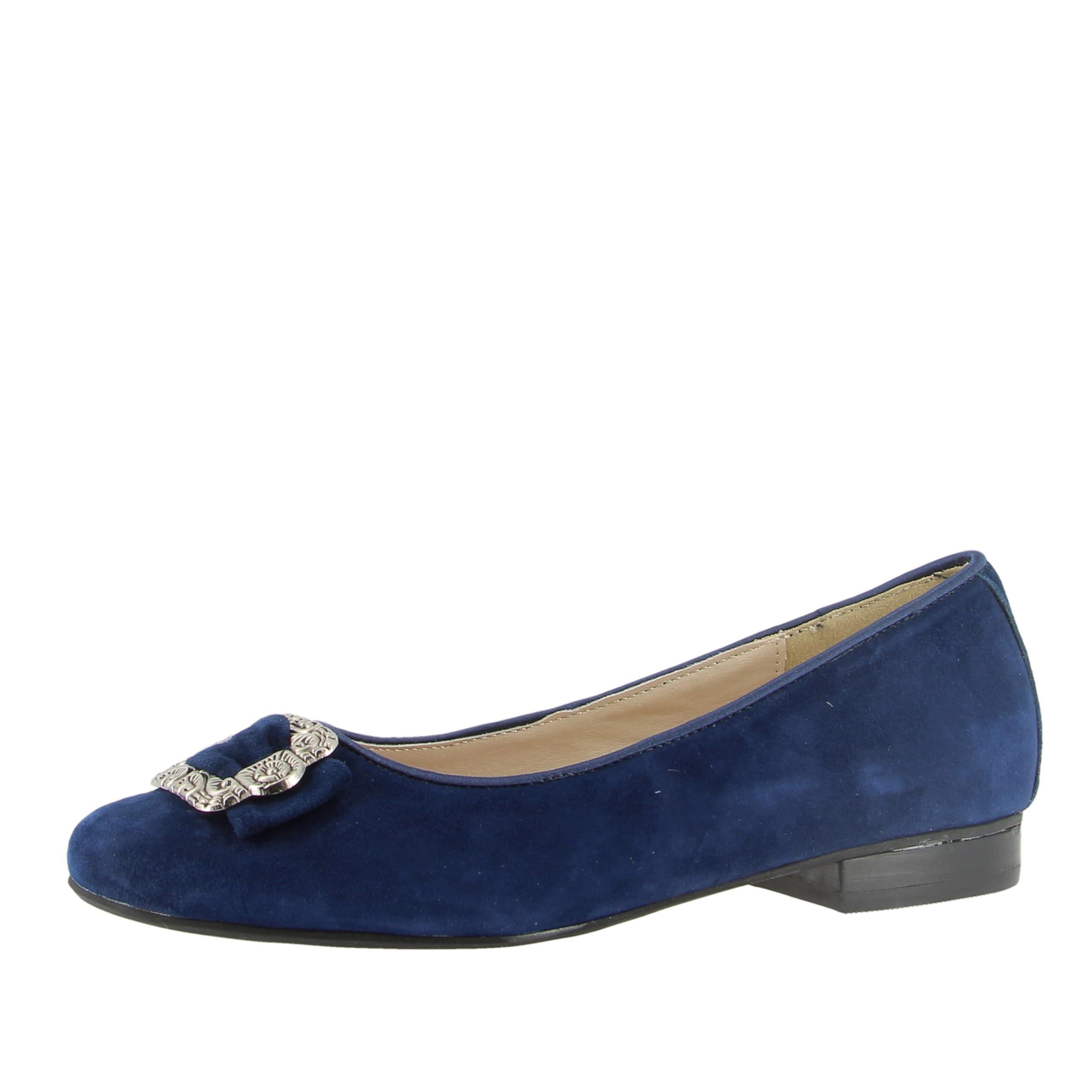 Hirschkogel Women's 3000025 Ballet Flat Shoes, d.Blau, 4 UK