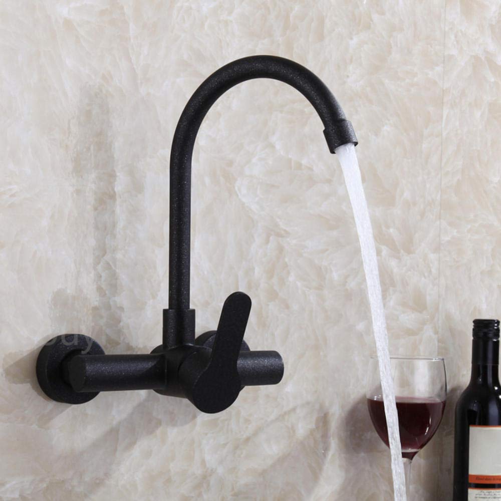 Robinet pulvérisateur avec bec rotatif à levier unique eau chaude et froide