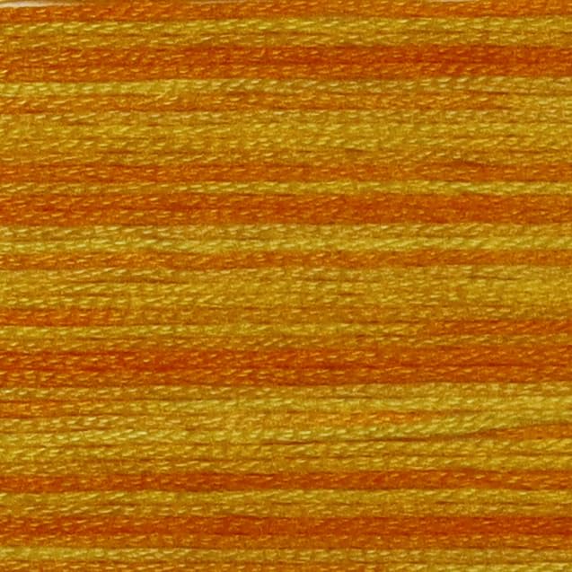 Image of KCS Big skeins of 25 Meters Size 25 Color Variegated Cross Stitch Stranded Threads,6 skeins,90