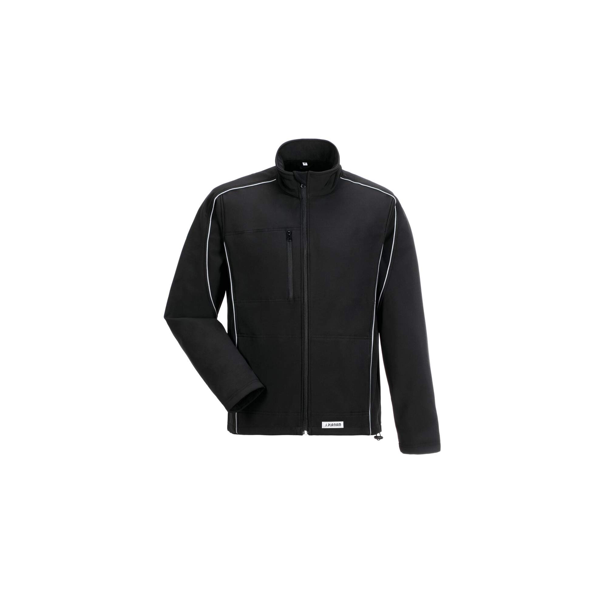 Planam 3450084 Outdoor Twilight Softshelljacke, Schwarz, Größe 8XL