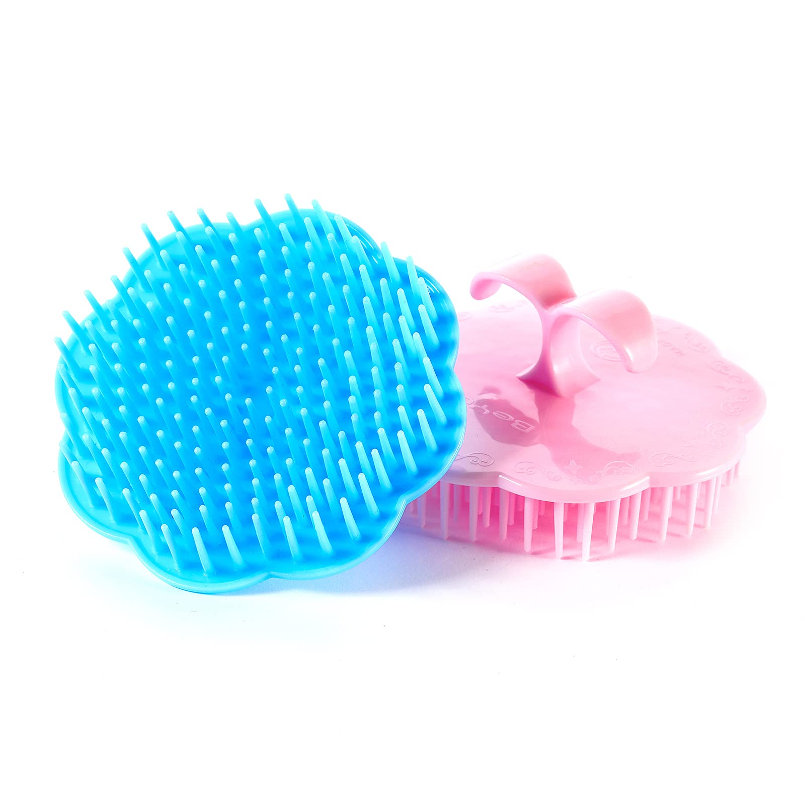 YEALIFE 4Pack Hair Scalp Exfoliator Brush Dandruff Cleaning Brush, Flexible Scalp Massager Brush, Shower Scalp Shampoo Brush for Home, Office, Travel and Pets（Flexible Blue/Pink/Orange/Green） (B08P2LNY5H) Amazon Price History, Amazon Price Tracker