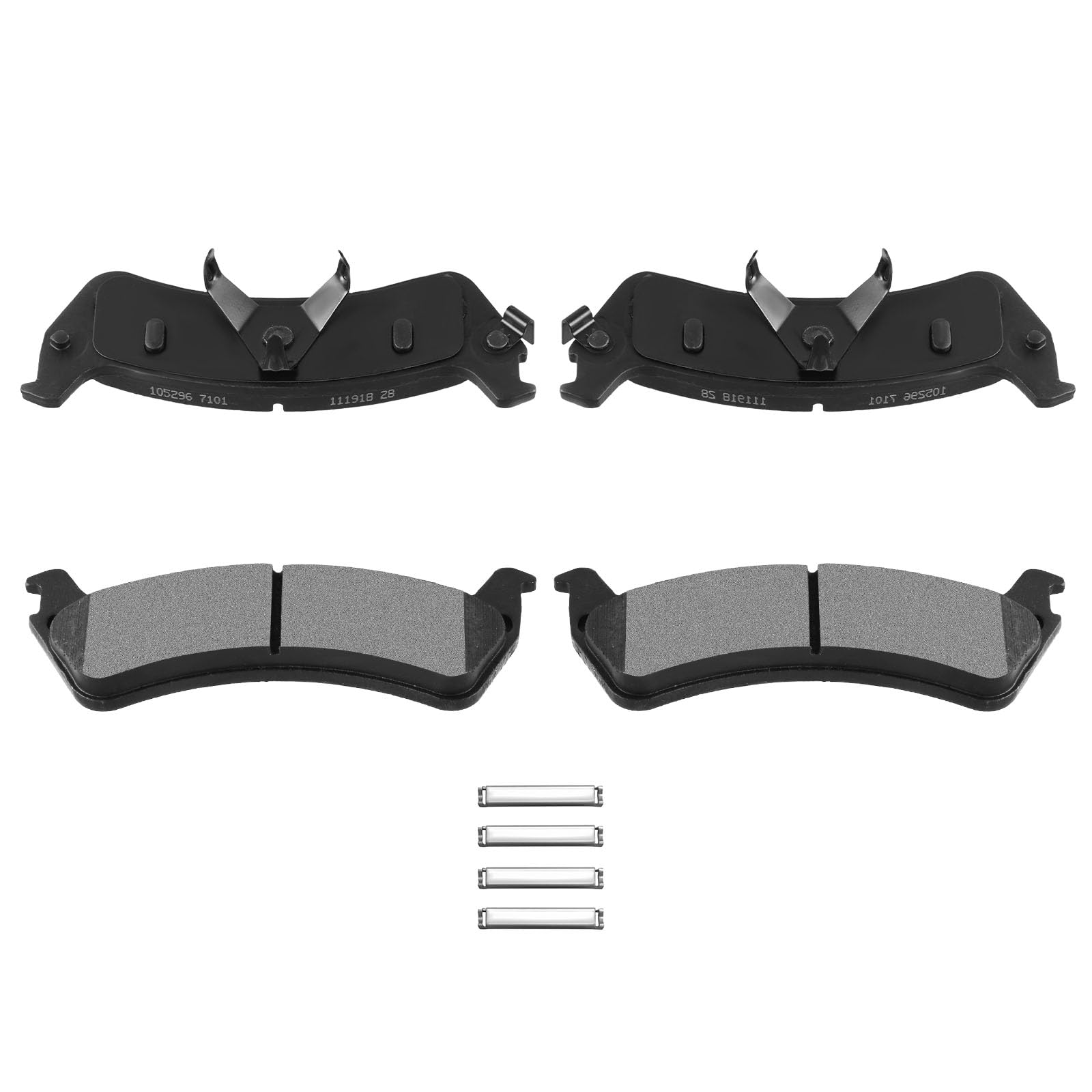 AUTOMUTO D667 4pcs Rear Ceramic Brake Pads For Ford For Explorer 1995-2001