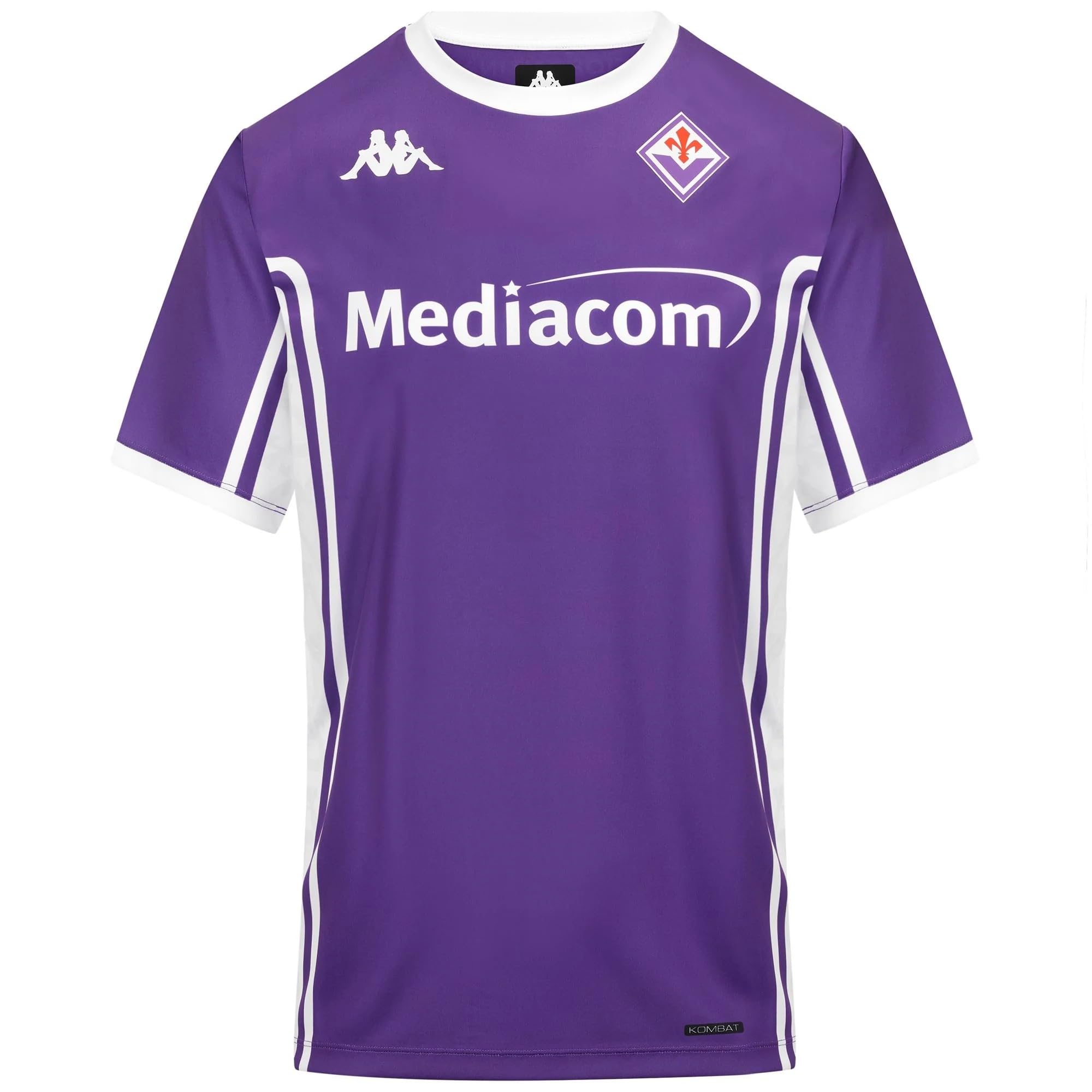 Kappa Maglia Gara Home Fiorentina 2025/226 Personalizzabile con Nomi e Numeri Kean Albert Dzeko
