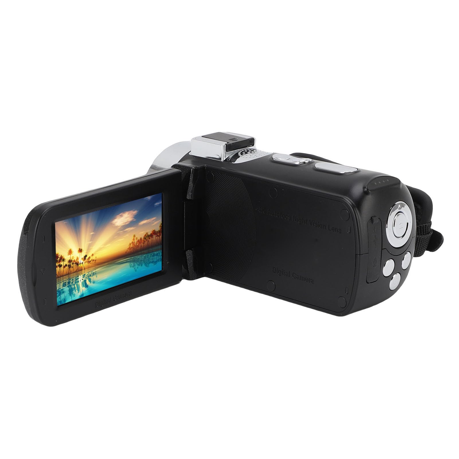 Yunir 4K Video Camera, 64MP Camcorder with WiFi, 3 Inch Rotation Screen Digital Video Recorder with LED Fill Light for Travel and Vlogging-image-21