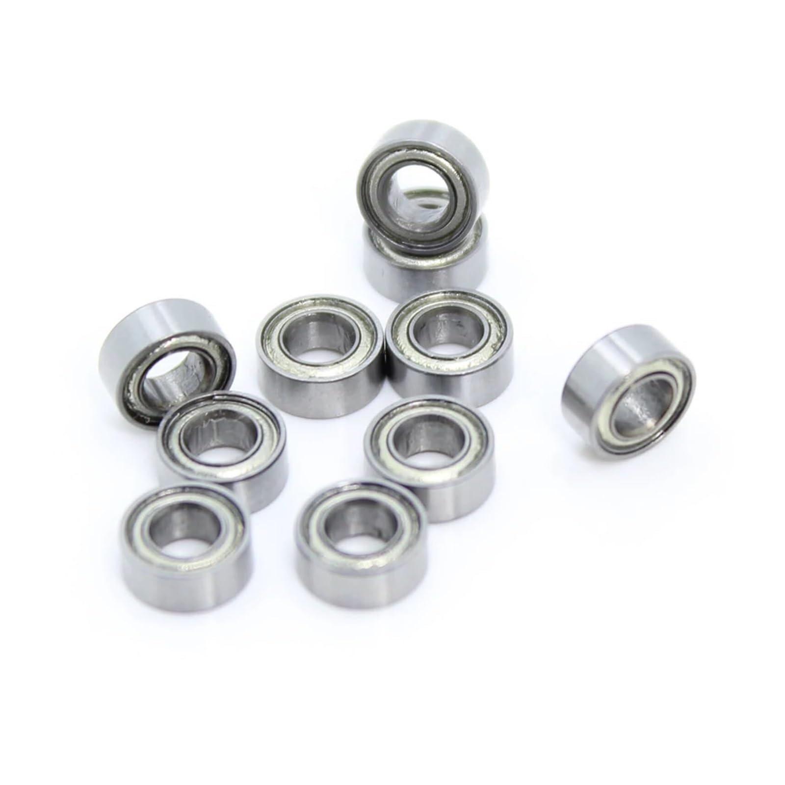 Bearings, MR63ZZ Bearing ABEC-1 (10PCS) 3 * 6 2.5 Mm Miniature MR63 ZZ Ball Bearings L630ZZ MR63Z