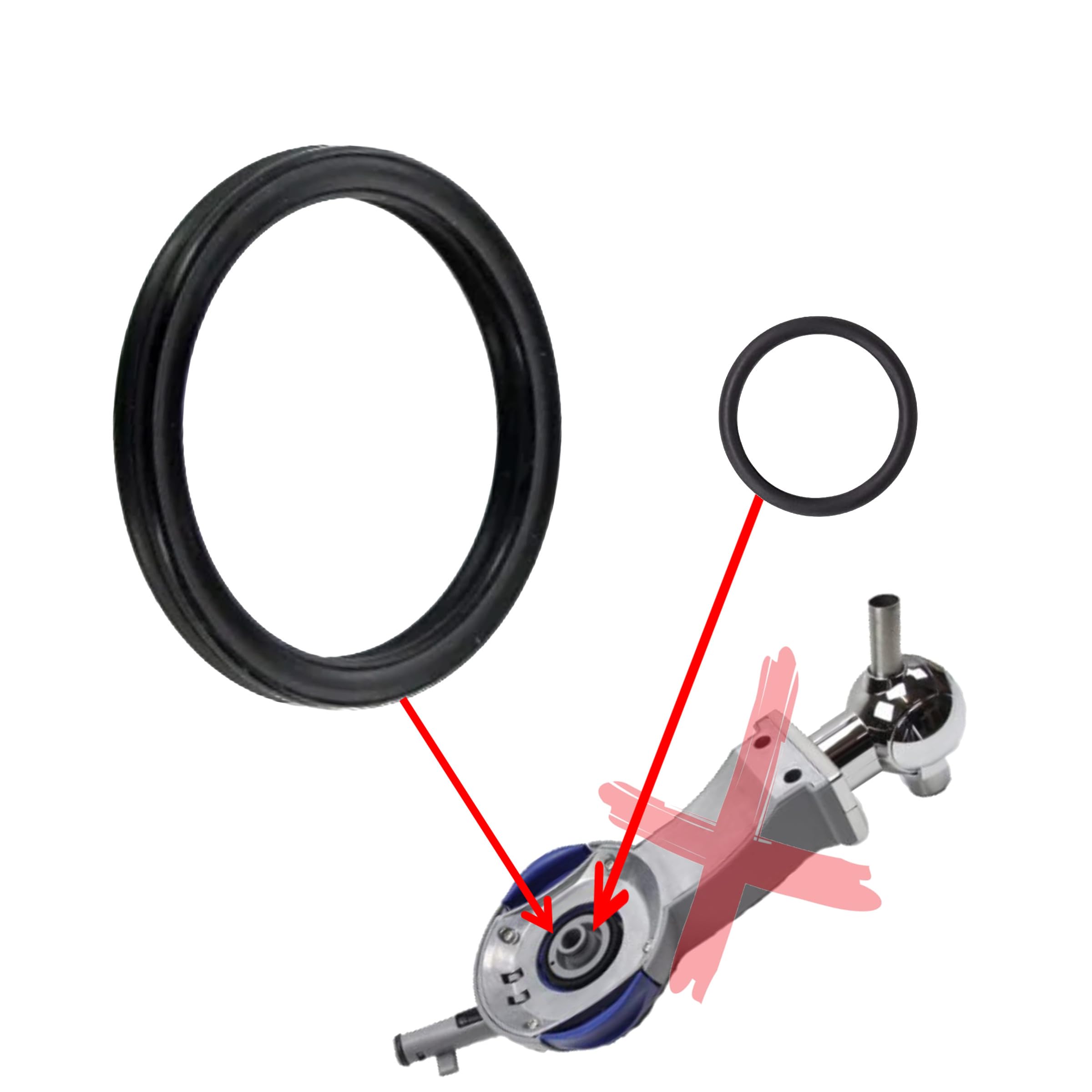 Generic Gasket Set of 2 for PERFECTDRAFT HD3720 HD3620 HD3610 HD3600 Replacement Beer Puller