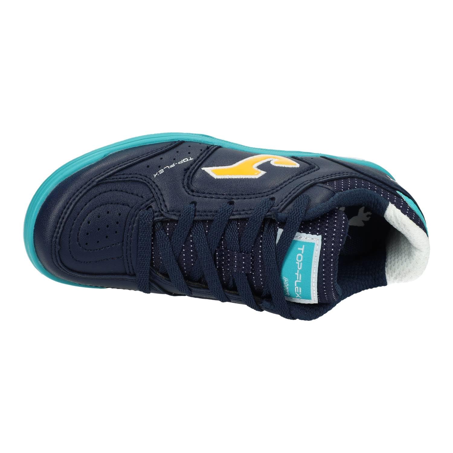 Joma TPJS2503IN Zapatillas fútbol Sala niño Top Flex JR, Suela Antideslizante y Refuerzos Resistentes para Indoor NIÑO Zapatillas