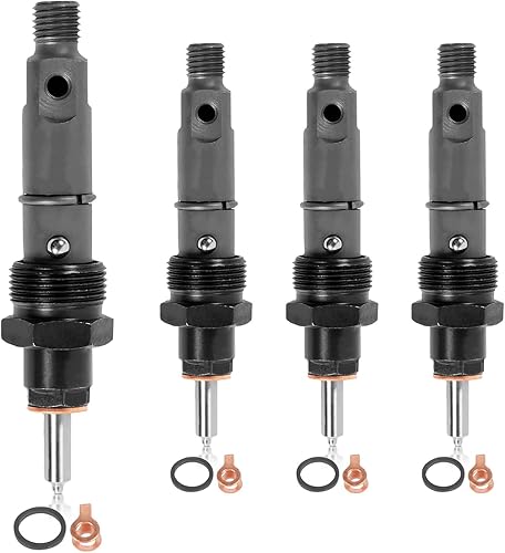 PANGOLIN Inyector de combustible J919331 4PCS para Case-IH Skid Steer 1840 1845C retroexcavadora 580 piezas estupendas del mercado de accesorios