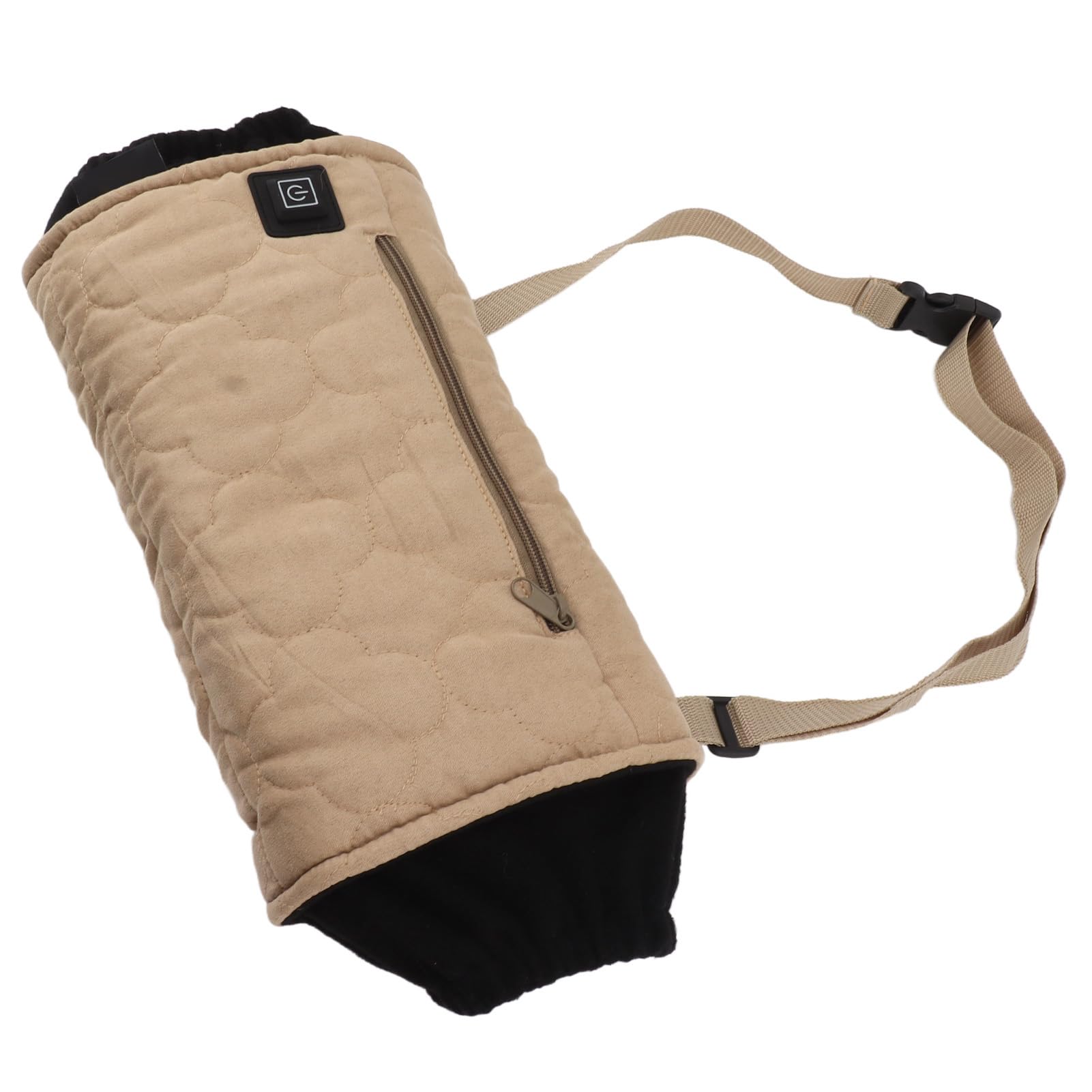 Handwärmertasche, Einstellbare Temperatur, Winddicht, Wasserdicht, Outdoor-Handwärmertasche, USB-Schnittstelle für Camping (Khaki)