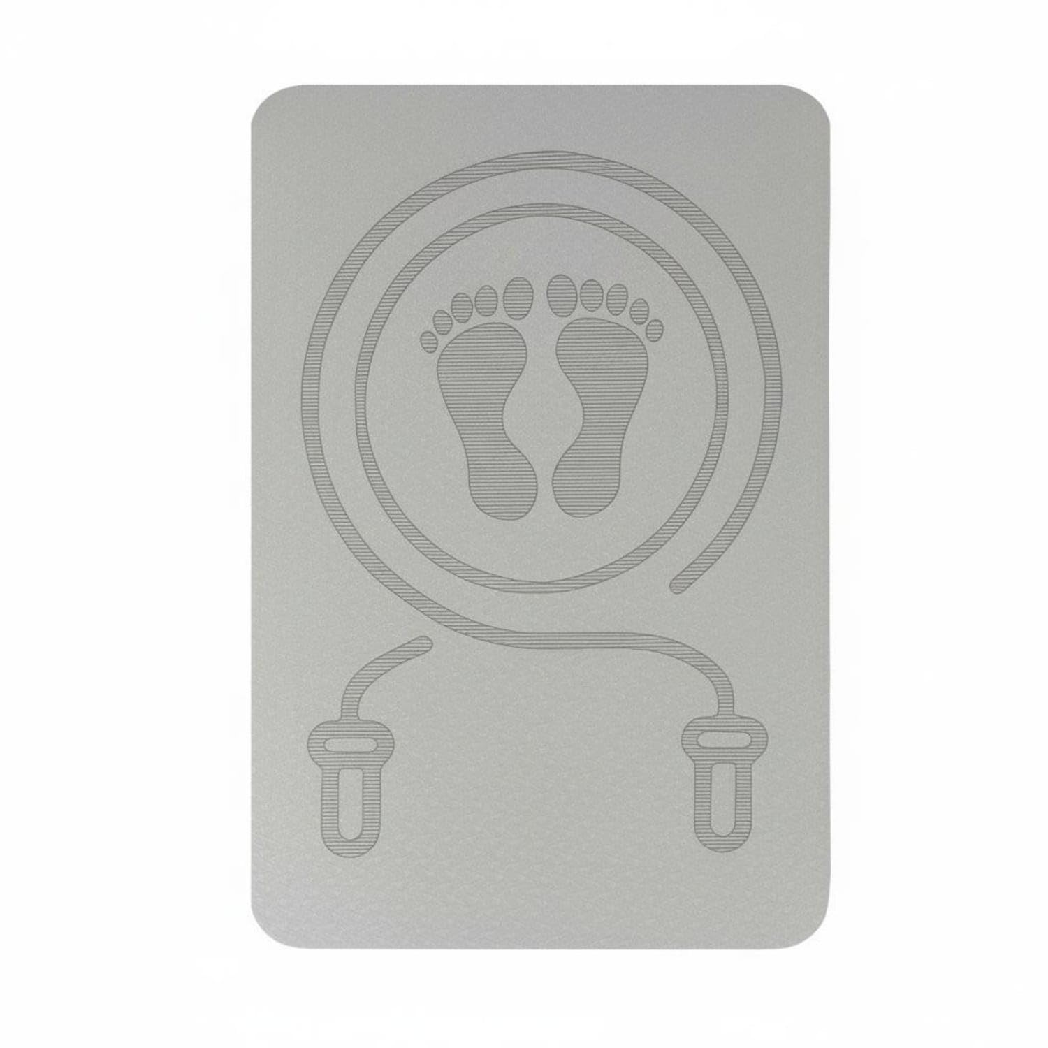 Thickened Jump Rope Mat Multi-Functional Skipping Mat Floor Protection Soundproof Exercise Pad High Resilience for Indoor, Home, Apartment, Gray, 10MM-image-31