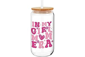 Girl Mom: Coffee Glass for Mommies of Girls