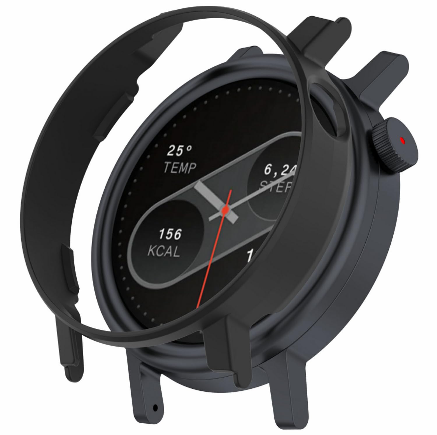 SKEIDO PC Hollow Case For CMF Watch Pro 2 Protector Samrt W atch Strap Cover Bumper For CMF by Nothing Wa tch Pro2 Protective Shell (Black)