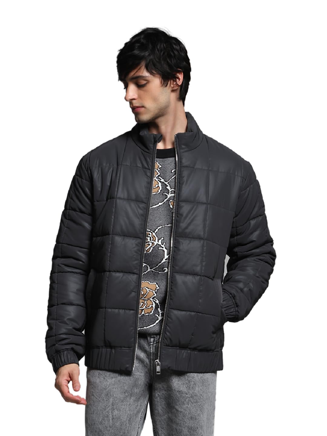 jack & jones Men's Polyester Standard Length A-Line Coat-picture-41