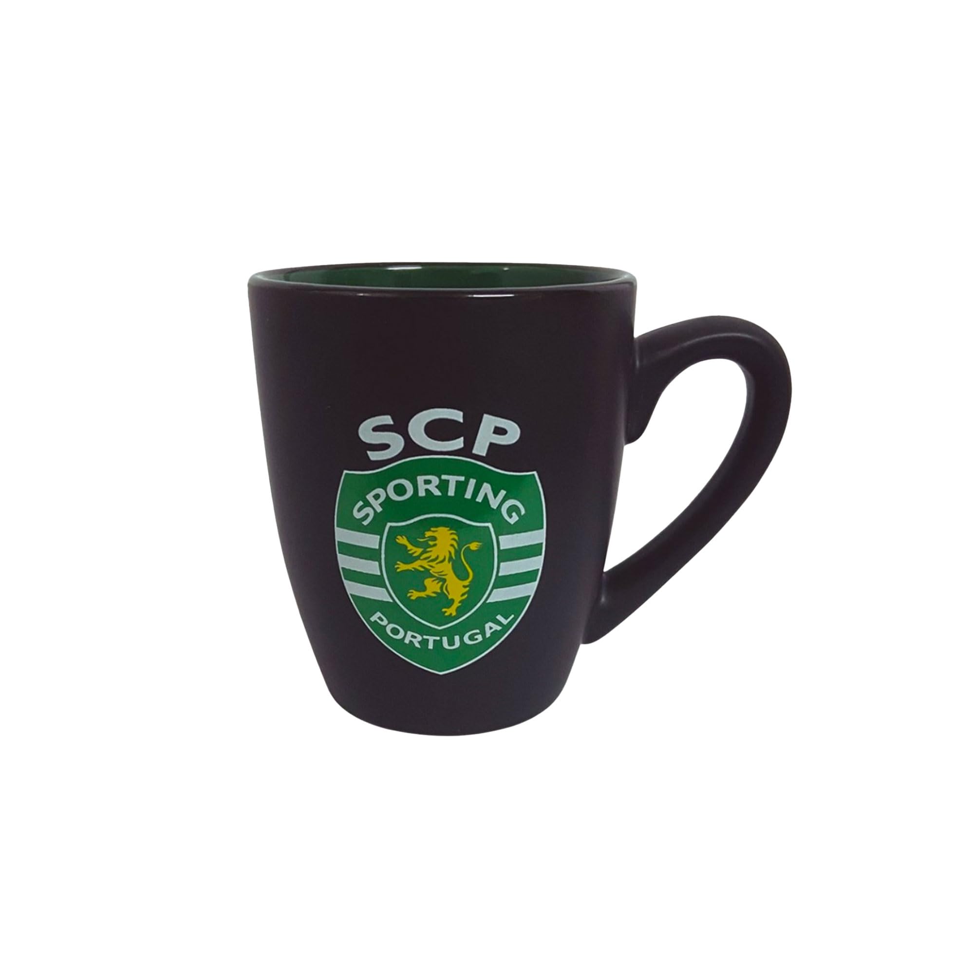 Sporting CP Lisbon Tasse en céramique officielle – Tasse à café Sporting Portugal dans une boîte cadeau