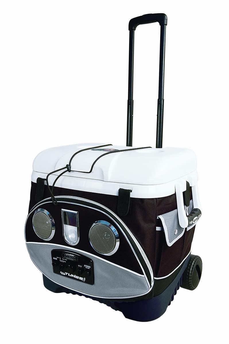 Igloo Cool Fusion 40 Ice Tunes Cooler with music console and wheels