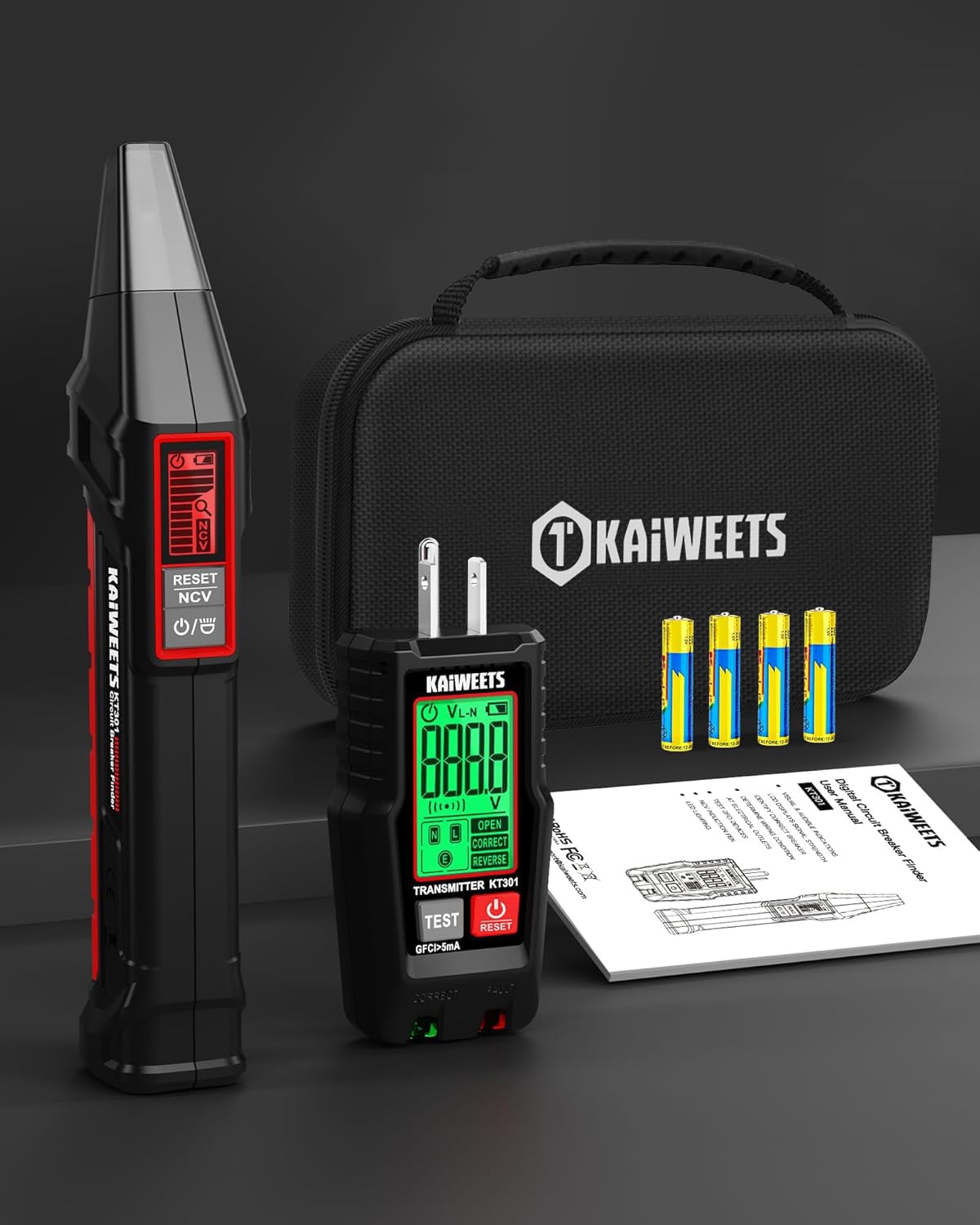 KAIWEETS Circuit Breaker Finder - GFCI Tester -7