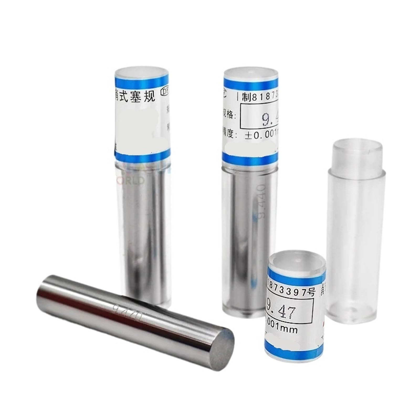 Juego de Calibradores de Pasadores Calibre de pasador de acero de 3,00 a 4,00 mm, calibre de pasador de 1,00 a 2,00 mm, calibre de pasador de 4,00 a 5,00 mm, herramienta de medición de orificios de 5