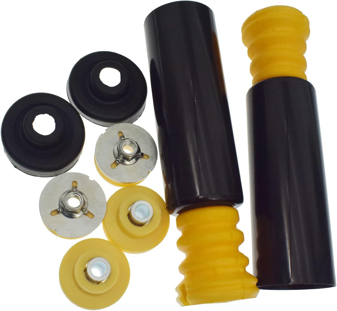 For BMW E81 E82 E88 E89 E90 E92 E93 Rear Upper Lower Shock Mounts Grommets & Bump Stops Kit 3353676733401 33506771737 33506771738 33526768544