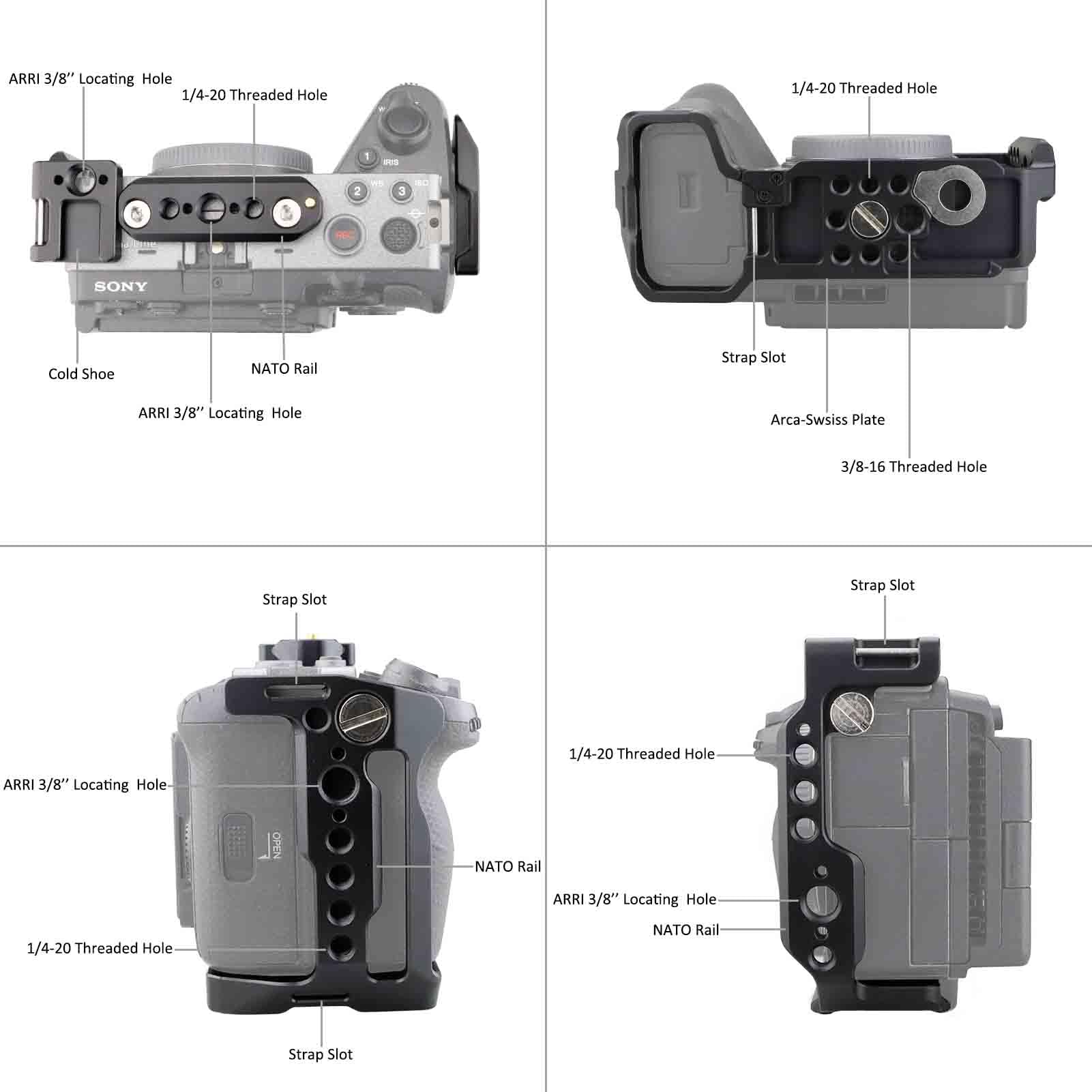 Amazon.com : MAGICRIG FX3 FX30 Full Camera Cage for Sony FX3