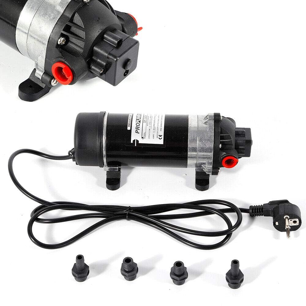 Pompe de surpression Pompe à eau Pompe à membrane Pompe haute pression Arrosage Pompes 80-90 Psi Auto-apprêt : 0,5-1 m