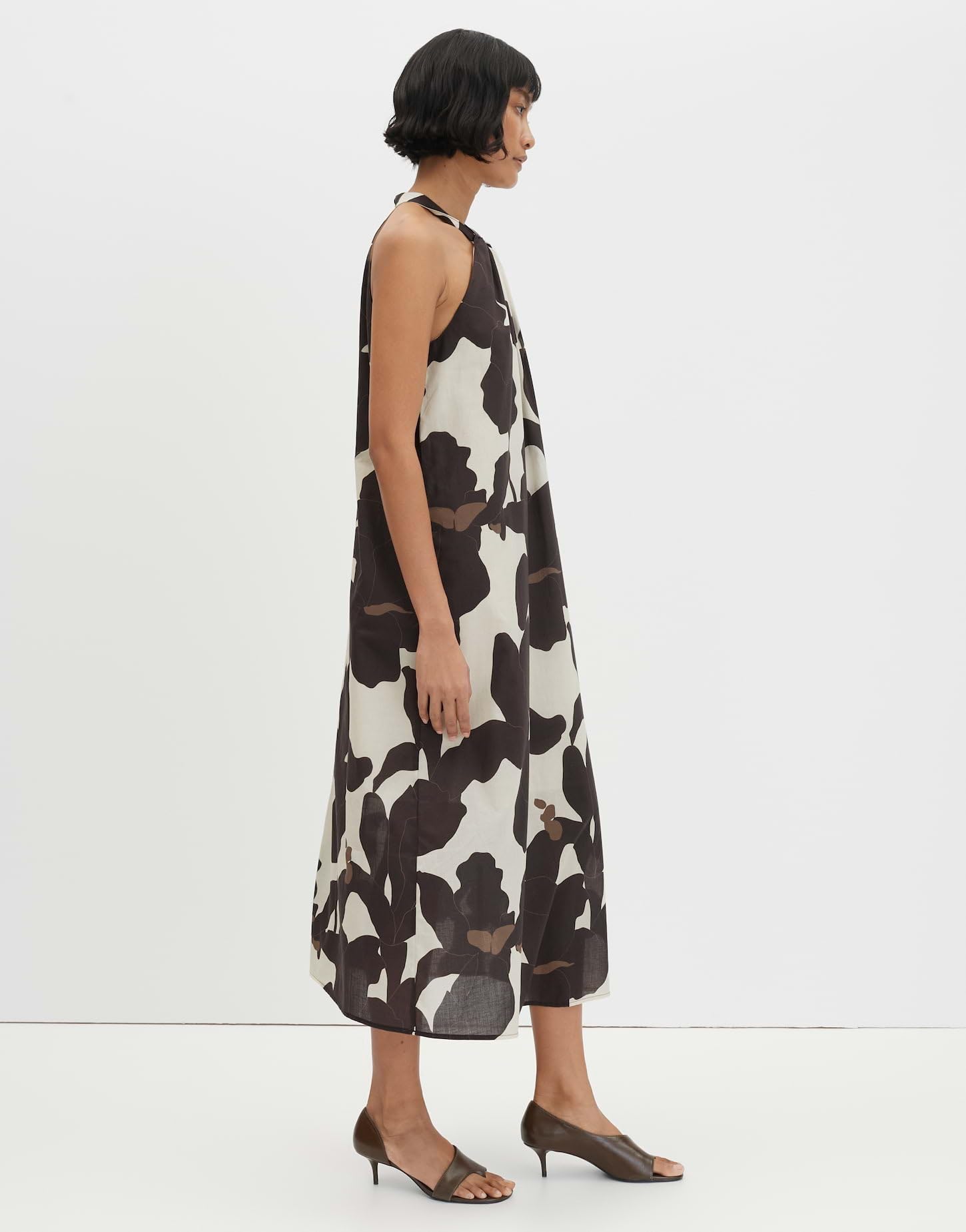 someday Damen Midikleid | Neckholderkleid mit floralem Blütenprint