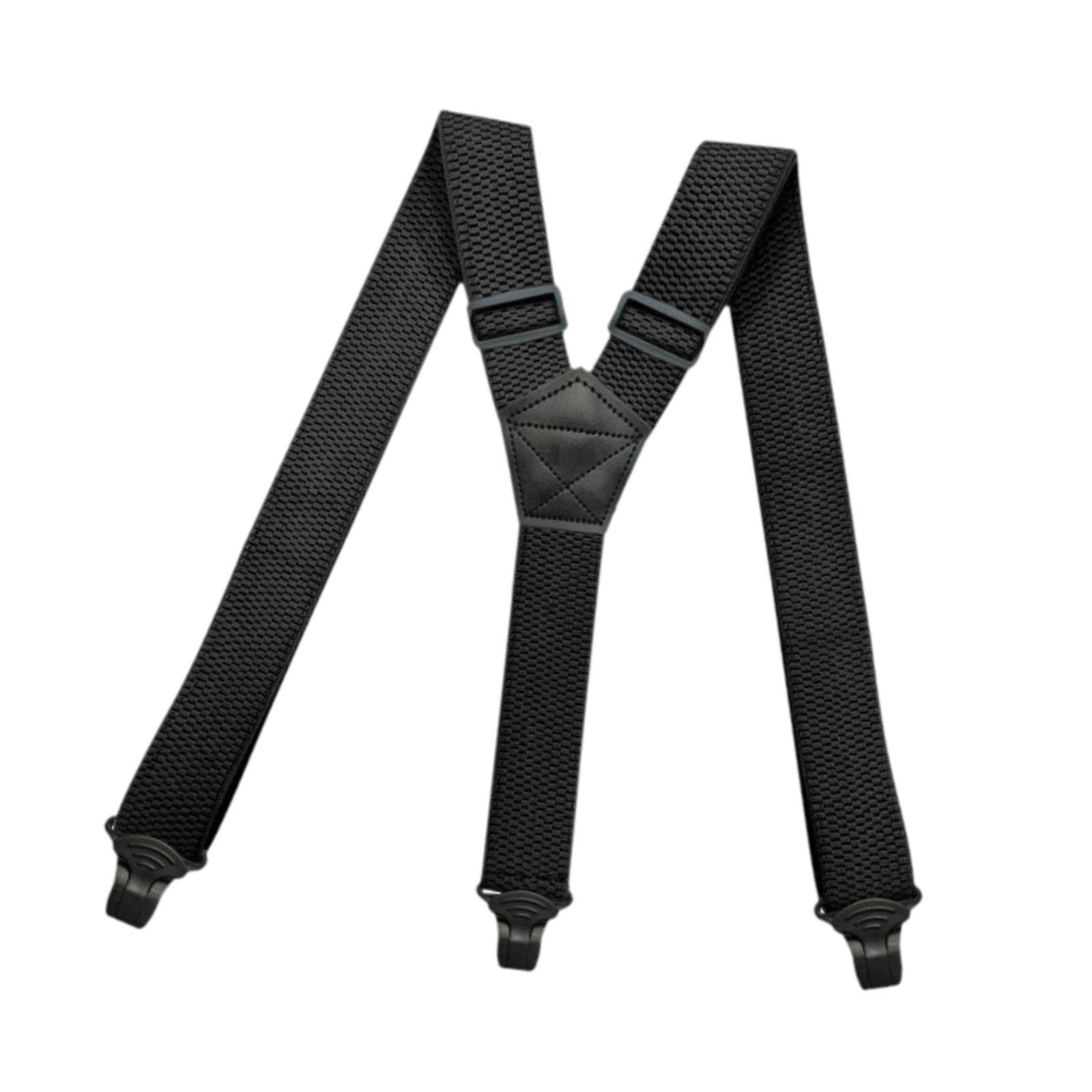 Mens Suspender Heavy Duty Adjustable Y Type Elastic Straps Hidden Suspenders Black | Mens Accessories | Suspenders Braces-image-32