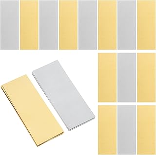 Alasum 10 Pairs Zinc sheet copper sheet copper electrode strip zinc and copper zinc anode metal foil aluminum plate potato light electroplating kit Battery Experimental supplies