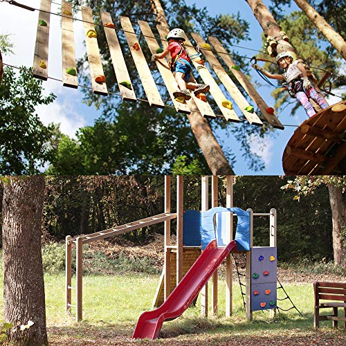AmazeFan 25 DIY Rock Climbing Holds for Kids & Adults, Climbing Wall Grip Kits for Outdoor Indoor Home Playground with Mounting Hardware for Up to 2" Installation