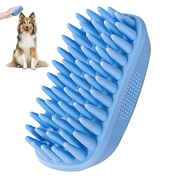 Dog Massage Brush, Easy to Clean Dog Bath Brush