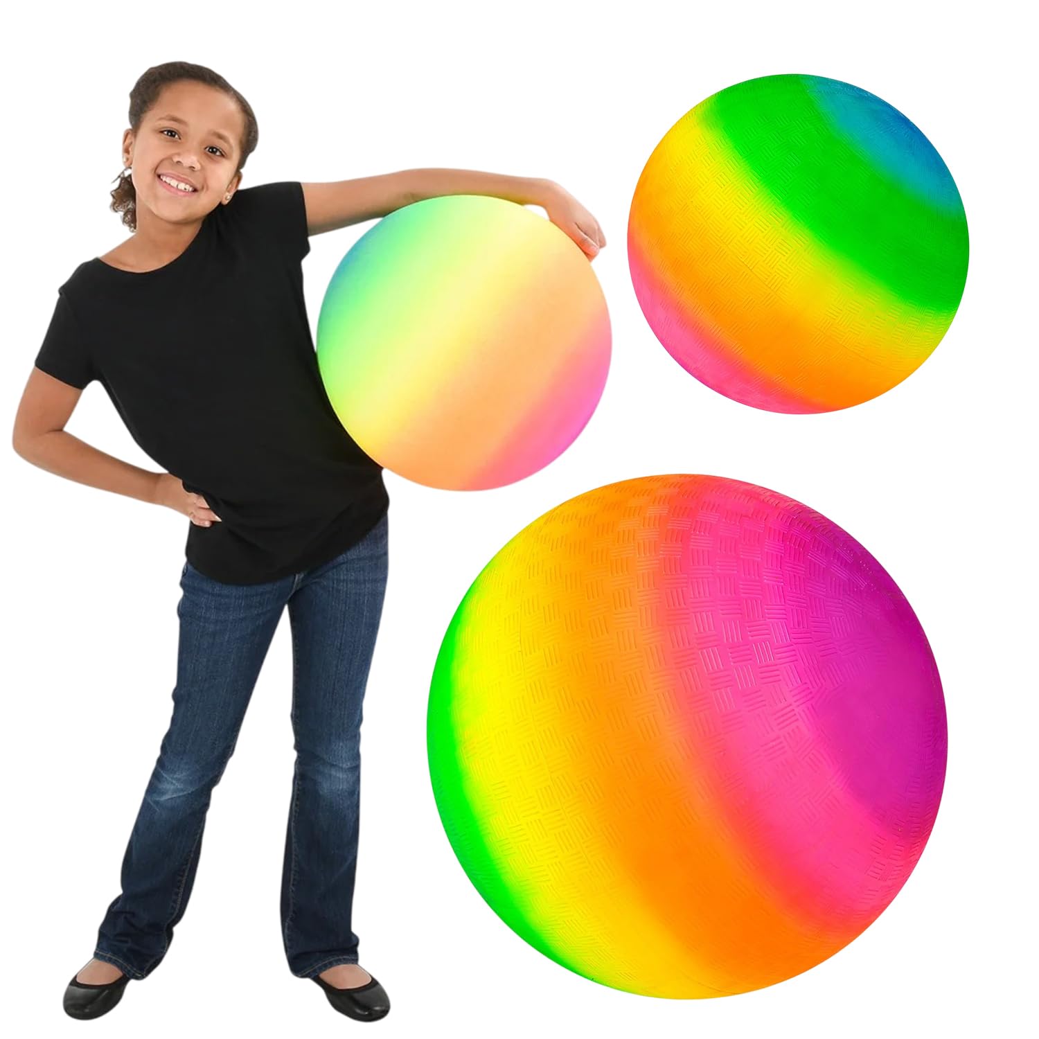 Amazon.com: Rhode Island Novelty 16 Inch Rainbow Playground Ball Amazon.com: Rhode Island Novelty 16 Inch Rainbow Playground Ball
