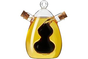 PARACITY Oil and Vinegar Dispenser Bottle 2 in 1
